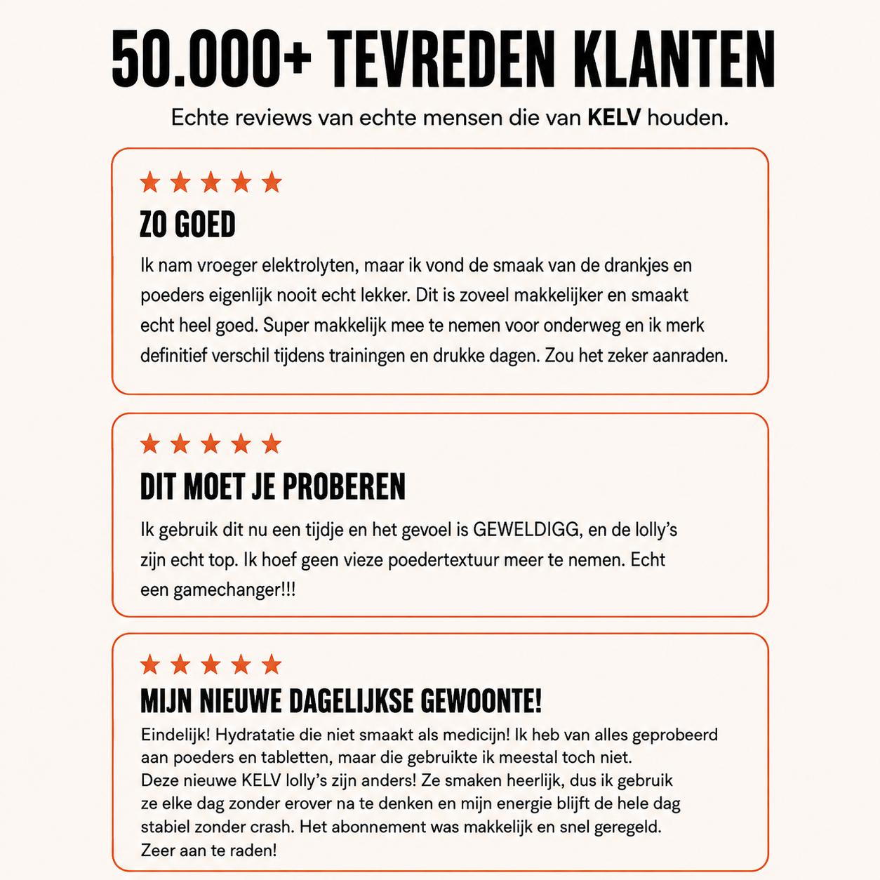 KELV Elektrolyten Lolly's