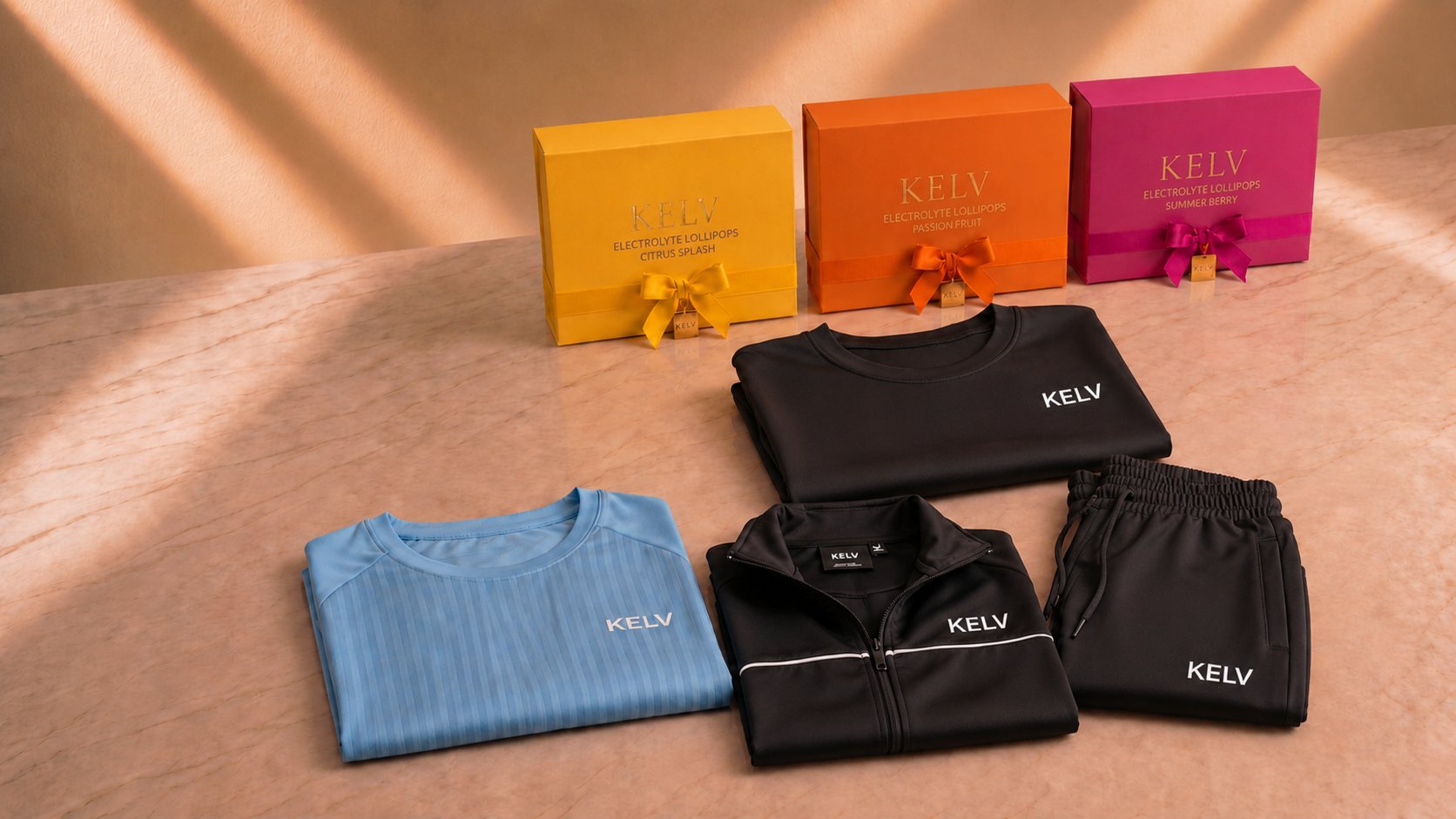 KELV Electrolyte Lollipops and Padel Apparel